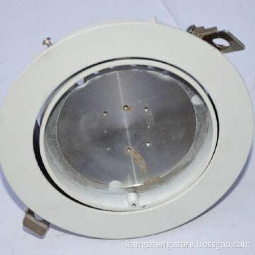 Die-casting Housing, CNC Machined, LED Lamp Heat Sink, Powder-coating, Colors are Optional